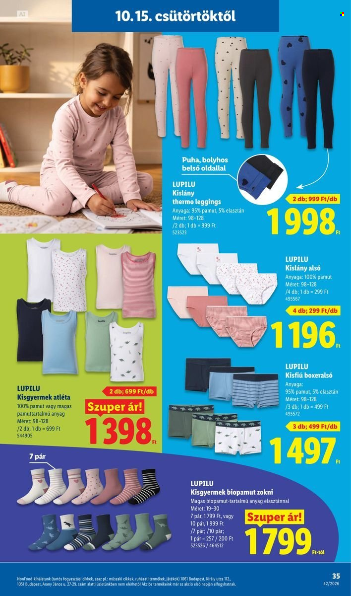 Lidl akciós újság érvényes:  - 2026.10.15 - 2026.10.21. 35. oldal Oldal 35