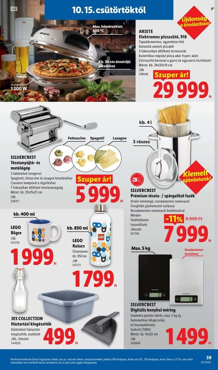 Lidl akciós újság érvényes:  - 2026.10.15 - 2026.10.21. 39. oldal Oldal 39