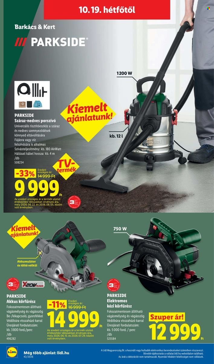 Lidl akciós újság érvényes:  - 2026.10.15 - 2026.10.21. 48. oldal Oldal 48
