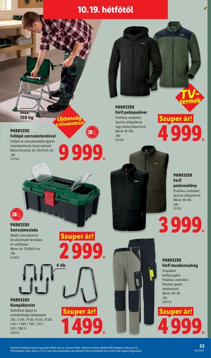 Lidl akciós újság érvényes:  - 2026.10.15 - 2026.10.21. 53. oldal Oldal 53