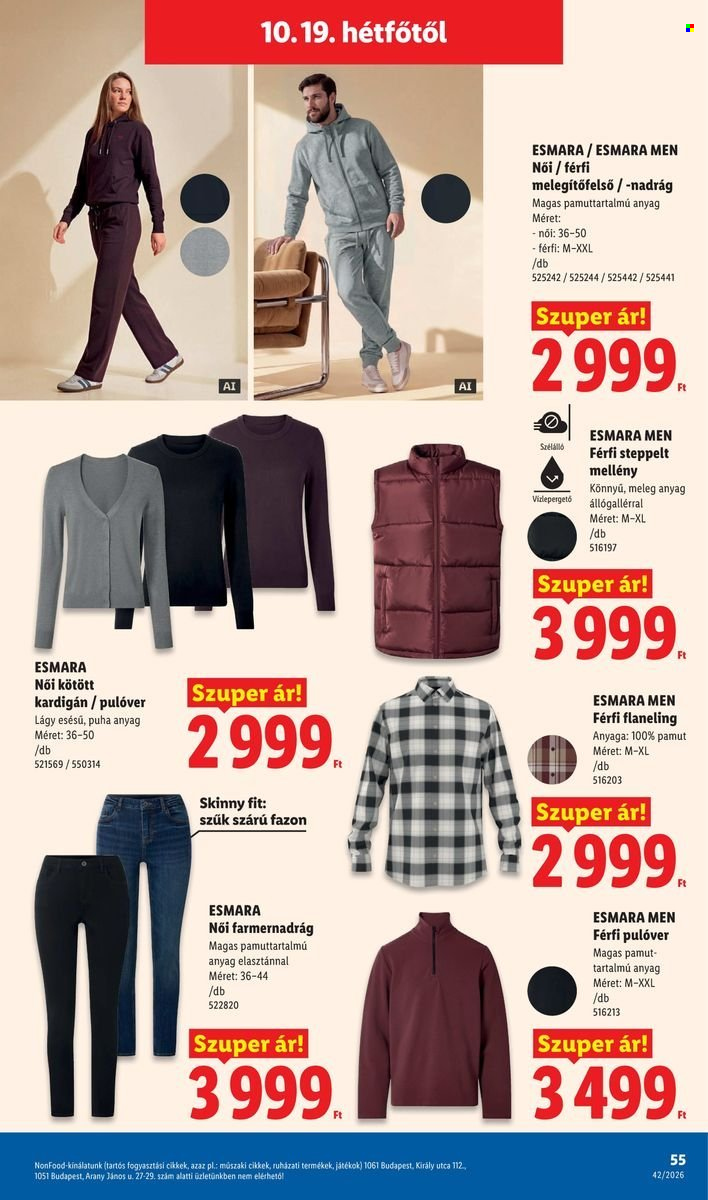 Lidl akciós újság érvényes:  - 2026.10.15 - 2026.10.21. 55. oldal Oldal 55