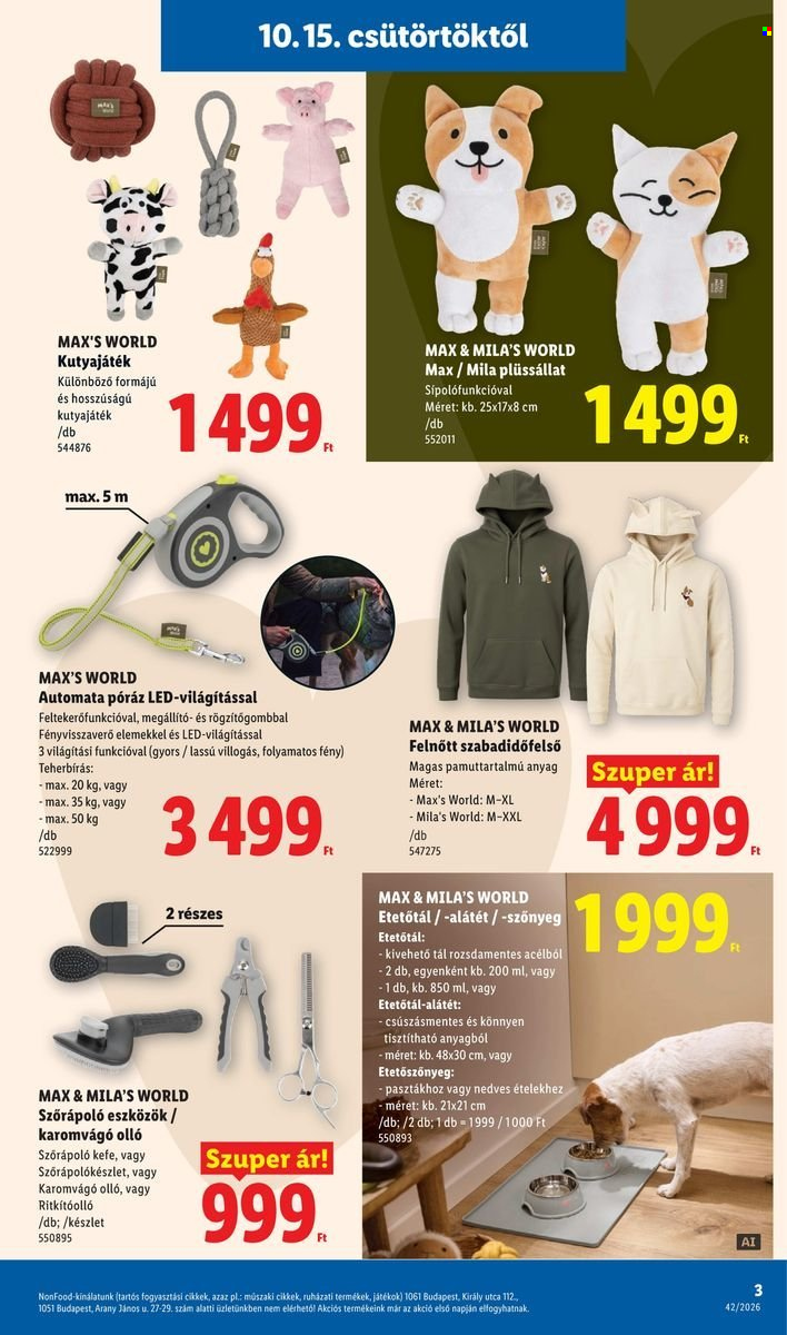 Lidl akciós újság érvényes:  - 2026.10.15 - 2026.10.21. 3. oldal Oldal 3