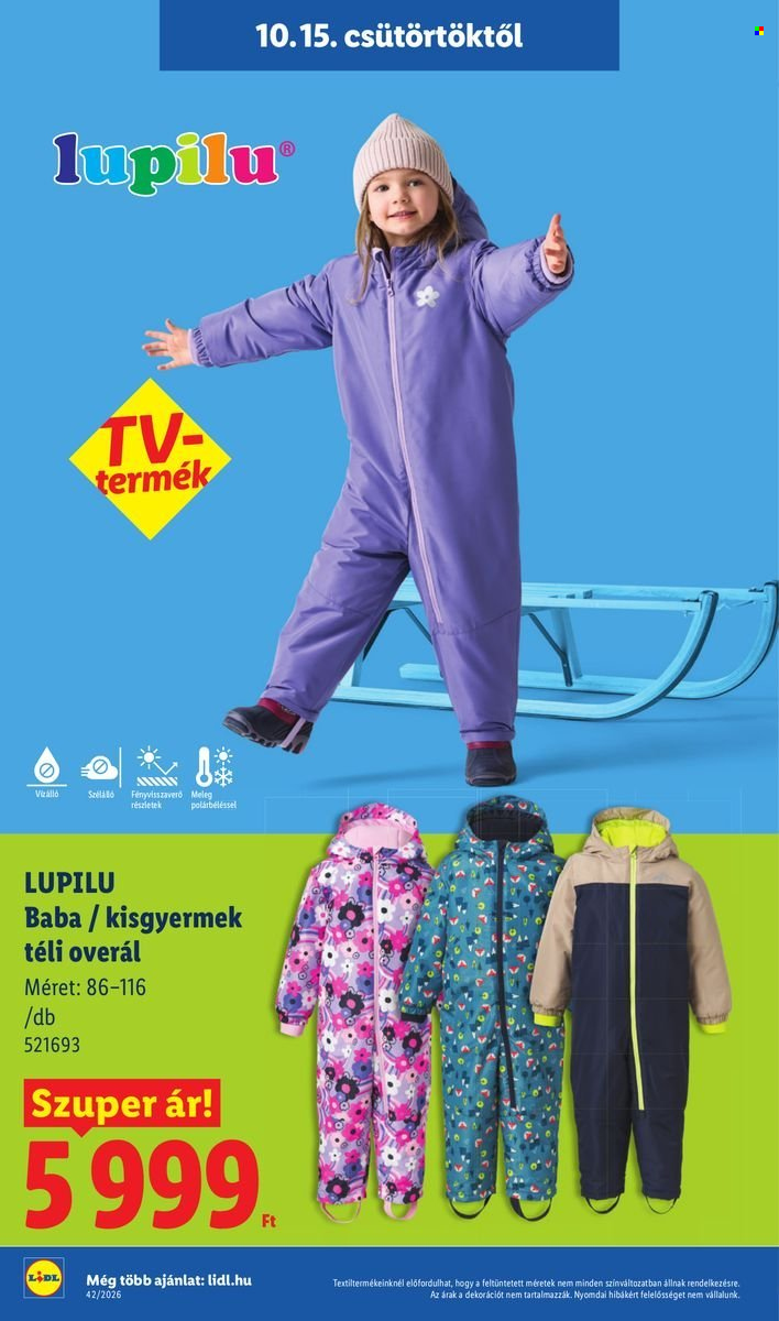 Lidl akciós újság érvényes:  - 2026.10.15 - 2026.10.21. 6. oldal Oldal 6