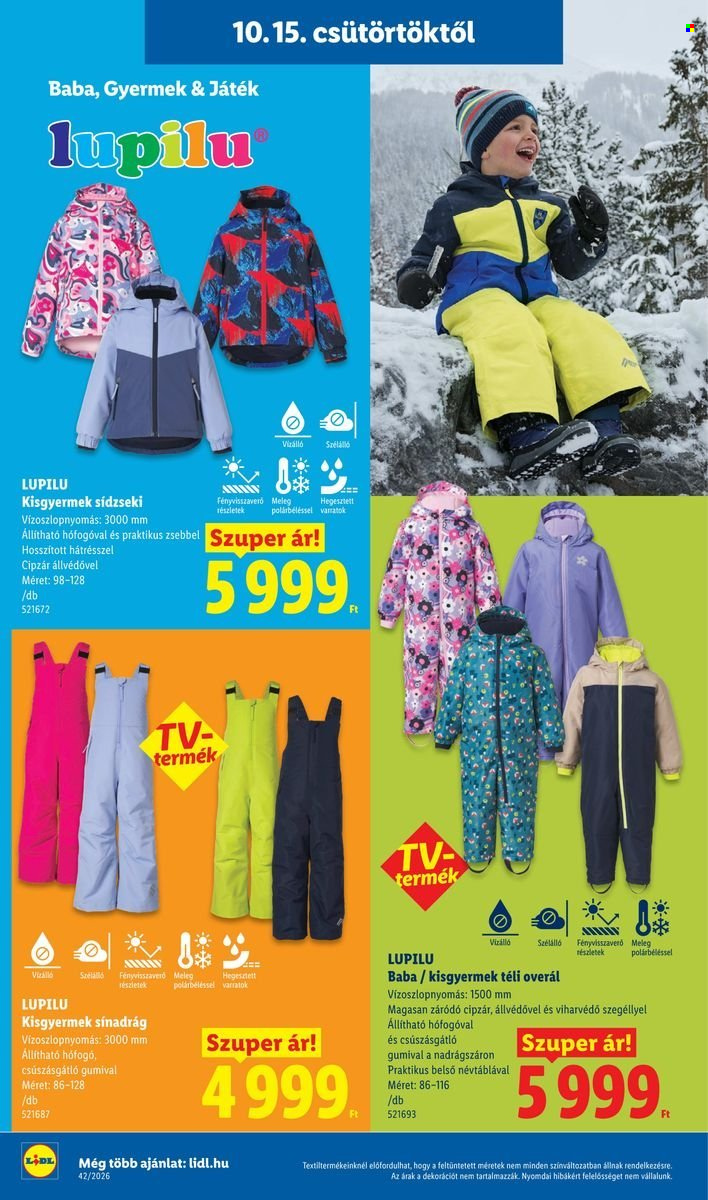 Lidl akciós újság érvényes:  - 2026.10.15 - 2026.10.21. 8. oldal Oldal 8