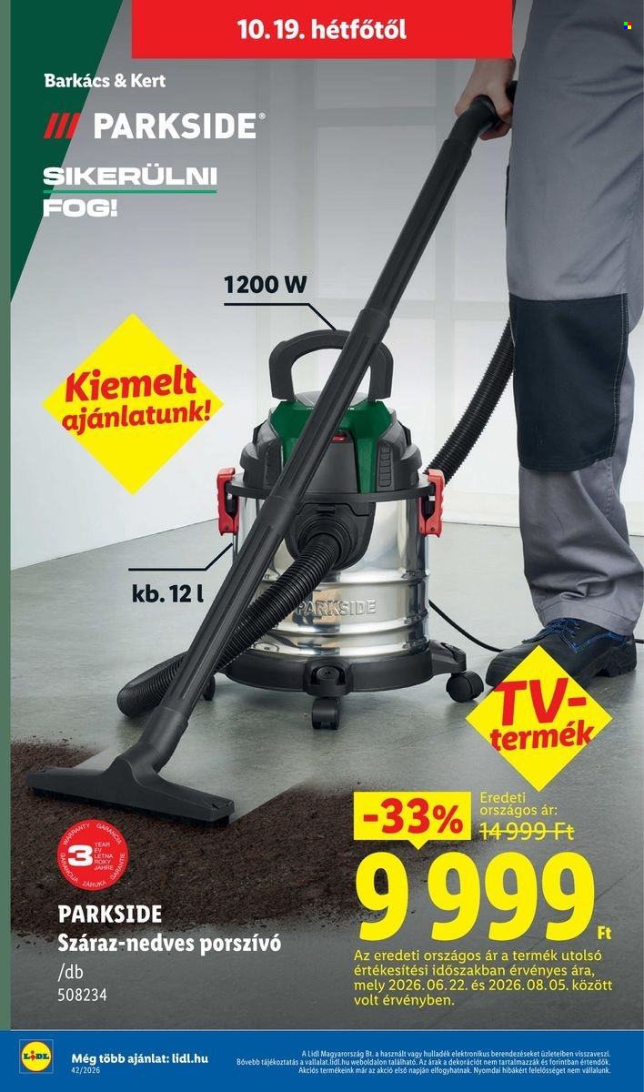 Lidl akciós újság érvényes:  - 2026.10.15 - 2026.10.21. 18. oldal Oldal 18
