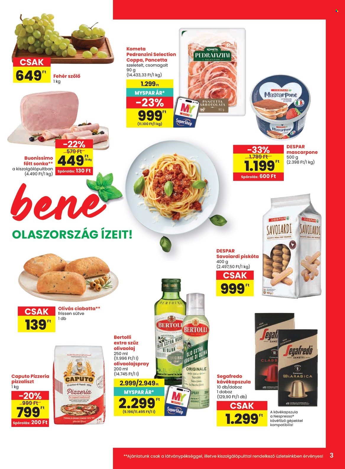 SPAR akciós újság érvényes:  - 2026.10.15 - 2026.10.21. 3. oldal Oldal 3