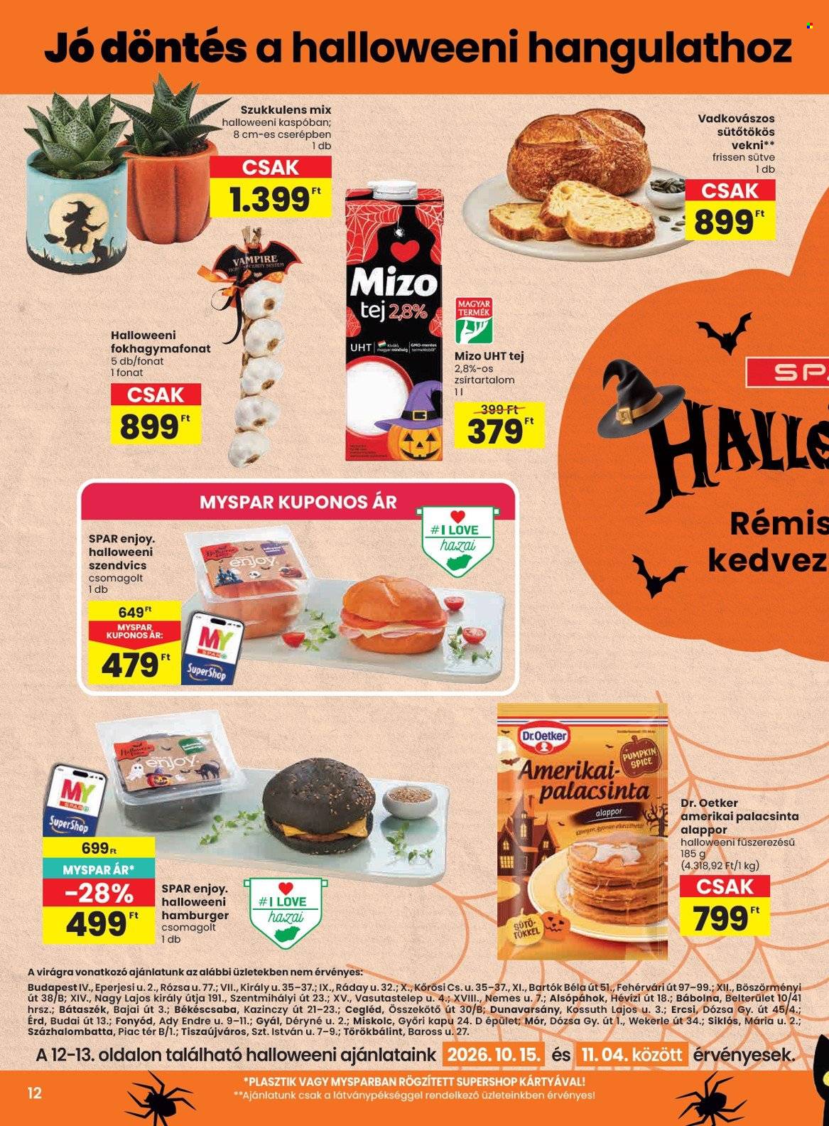 SPAR akciós újság érvényes:  - 2026.10.15 - 2026.10.21. 12. oldal Oldal 12