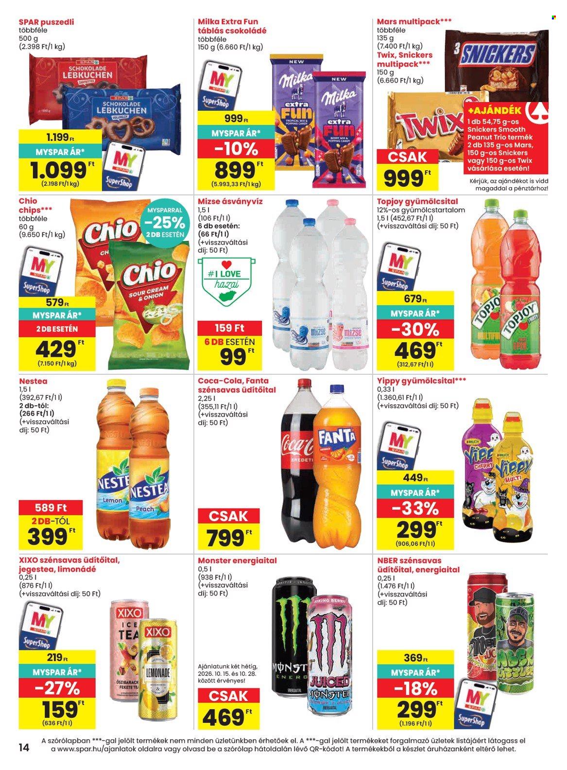 SPAR akciós újság érvényes:  - 2026.10.15 - 2026.10.21. 14. oldal Oldal 14