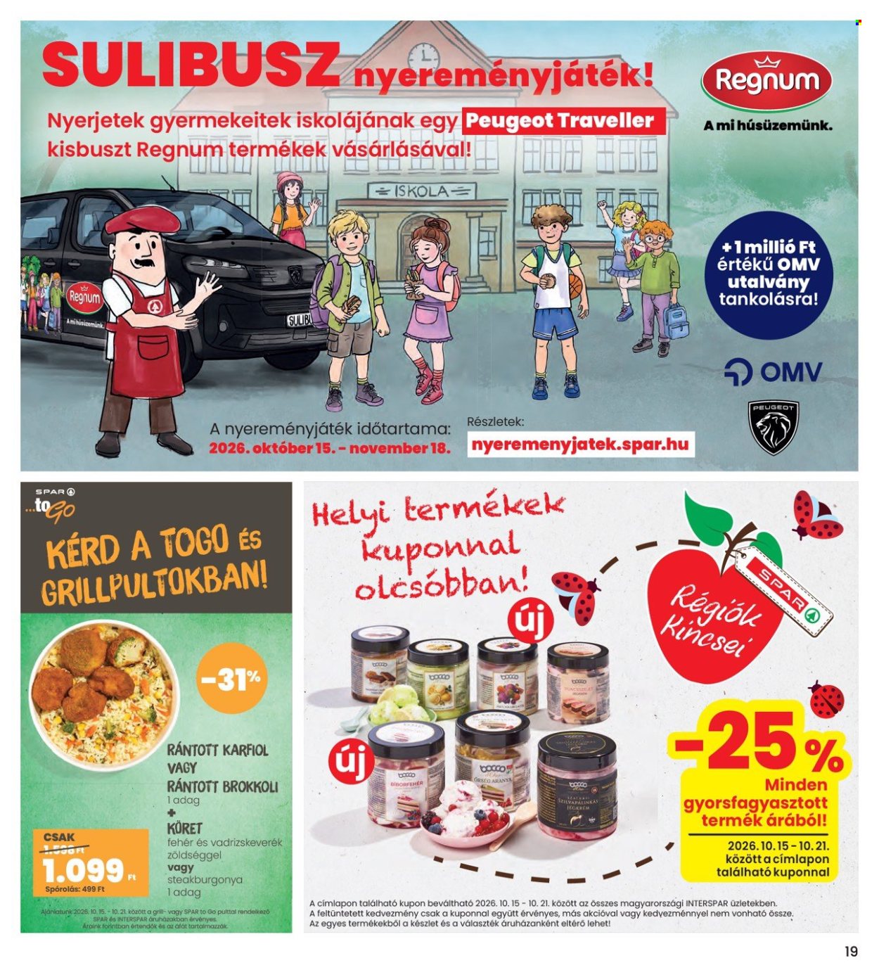 INTERSPAR akciós újság érvényes:  - 2026.10.15 - 2026.10.21. 19. oldal Oldal 19