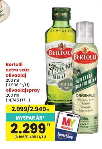 BERTOLLI Extra szűz olívaolaj