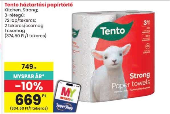 Tento háztartási papírtörlő