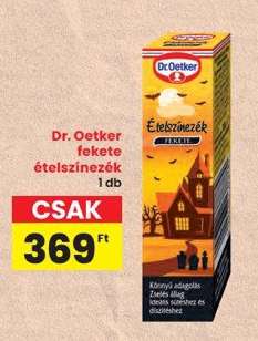 Dr. Oetker fekete ételszínezék