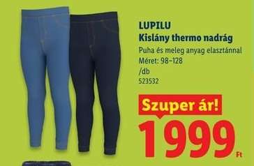 LUPILU Kisány thermo nadrág
