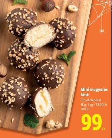 Mini mogyorós fánk