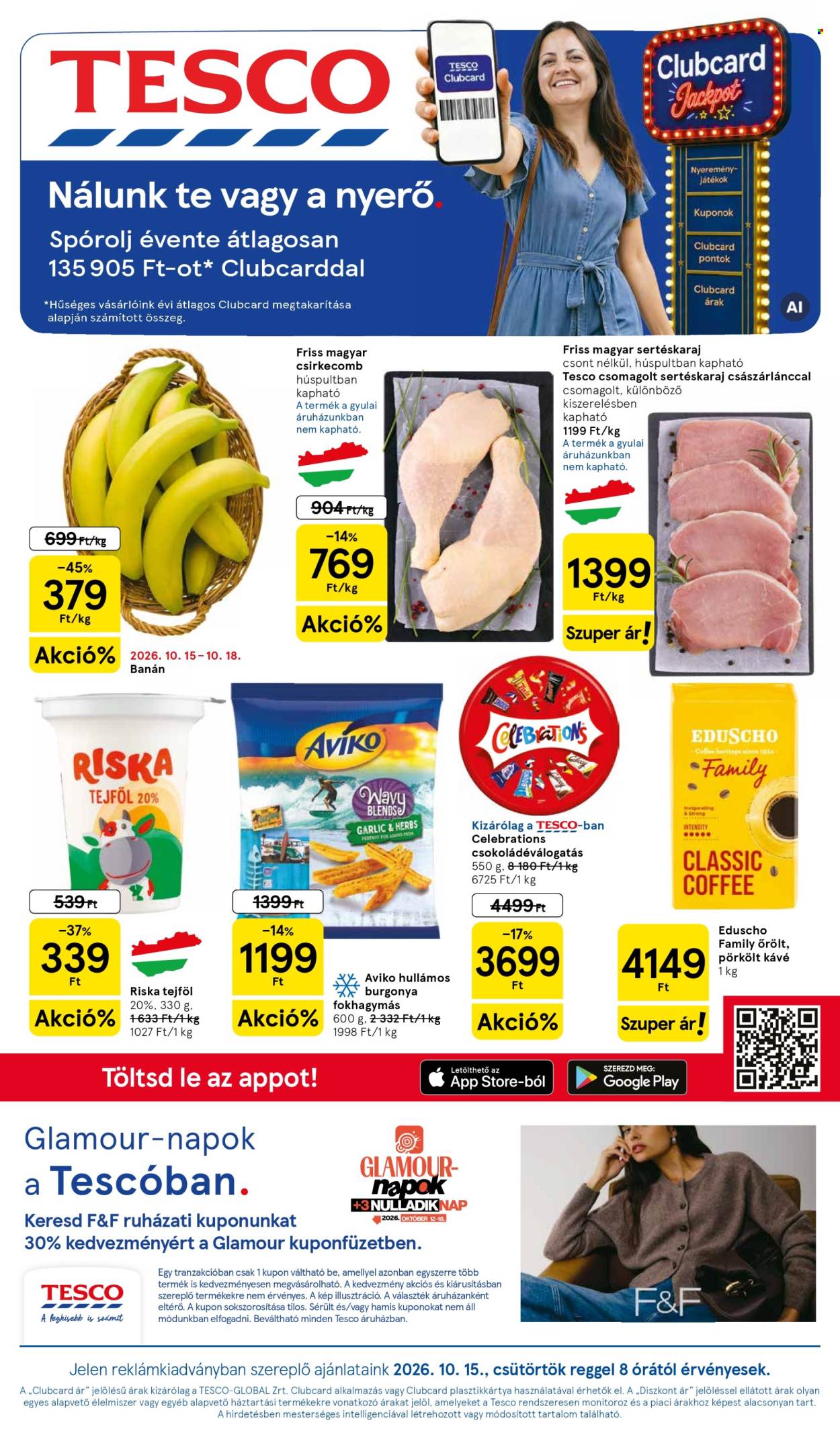 TESCO akciós újság érvényes:  - 2026.10.15 - 2026.10.20. 1. oldal Oldal 1