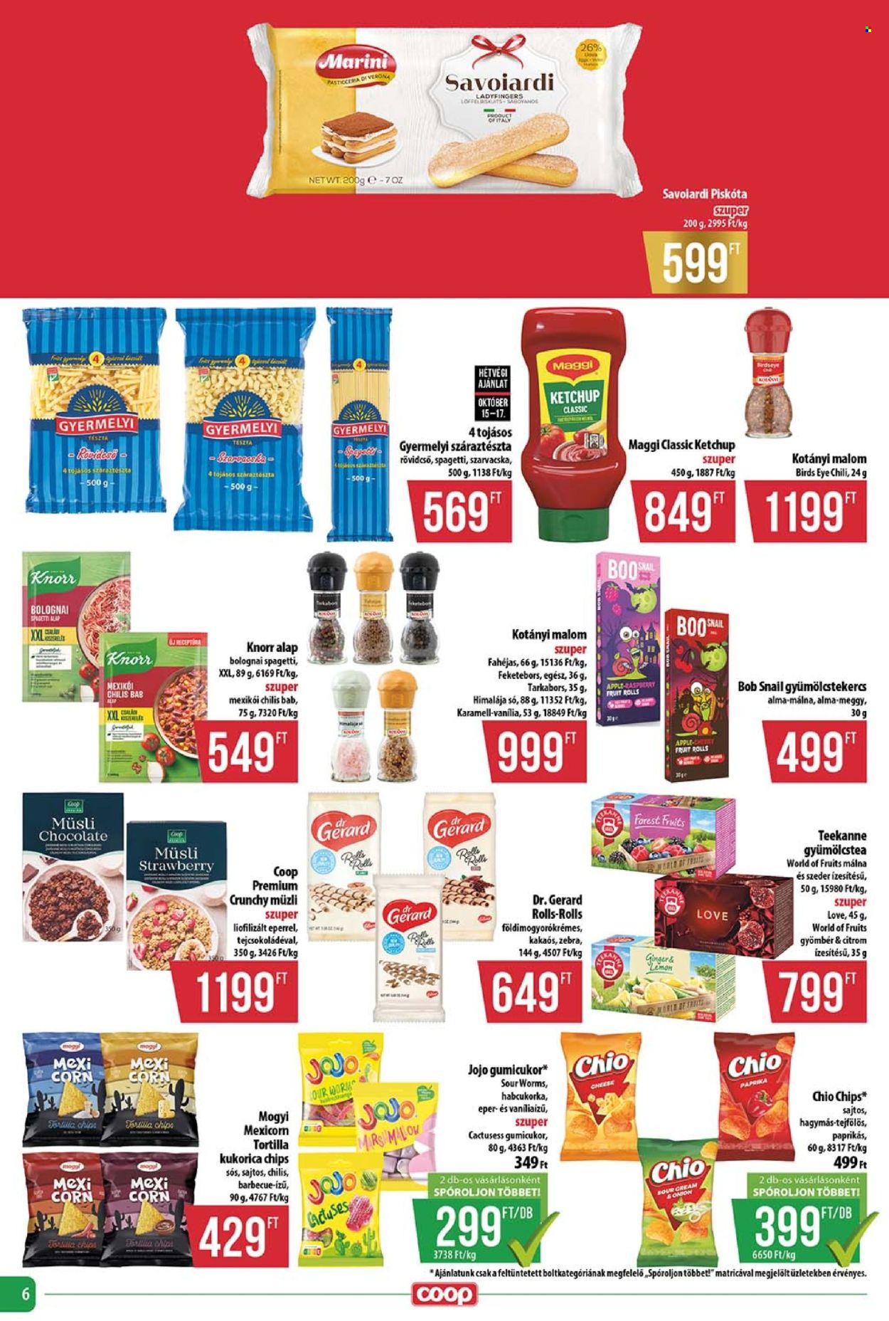 Coop akciós újság érvényes:  - 2026.10.15 - 2026.10.21. 6. oldal Oldal 6