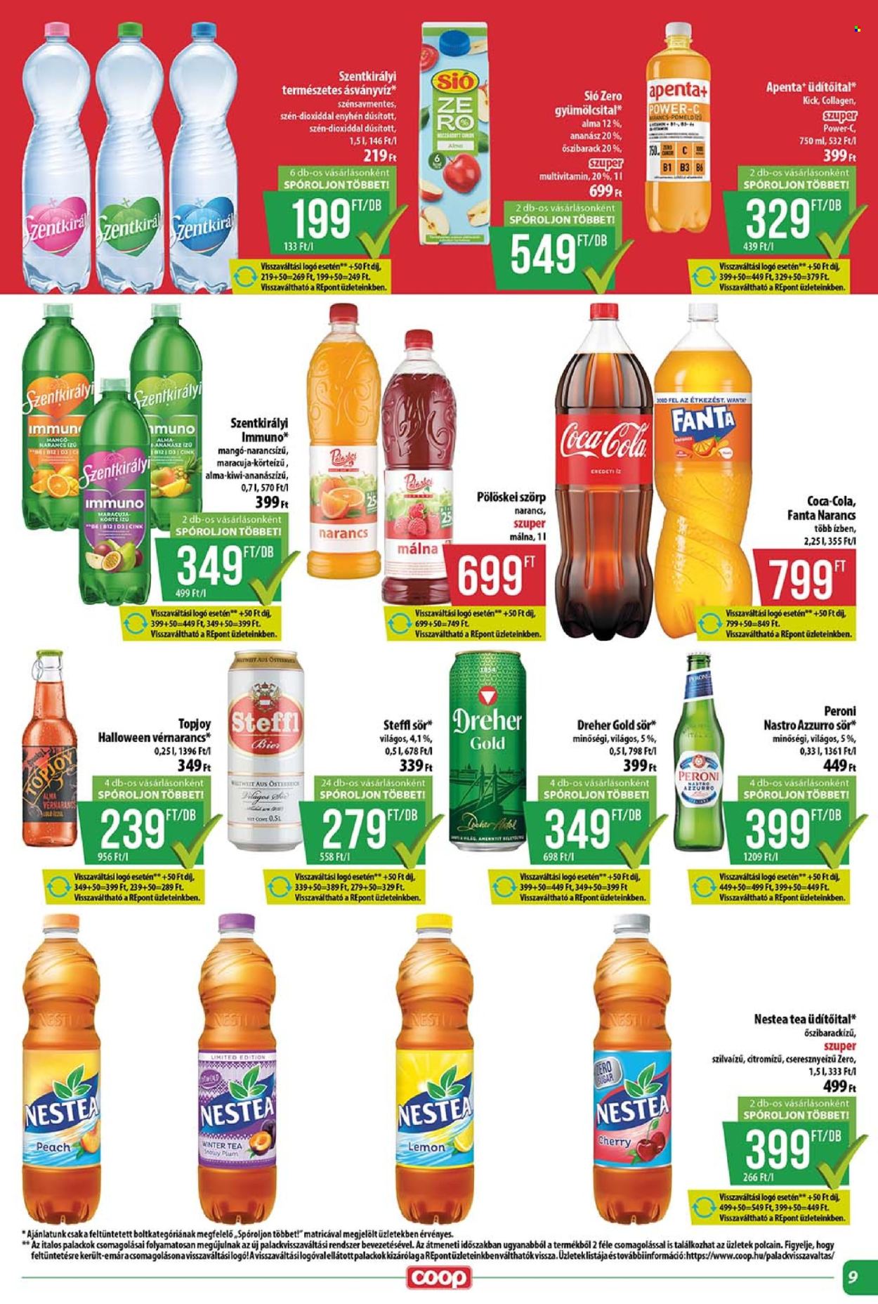 Coop akciós újság érvényes:  - 2026.10.15 - 2026.10.21. 9. oldal Oldal 9