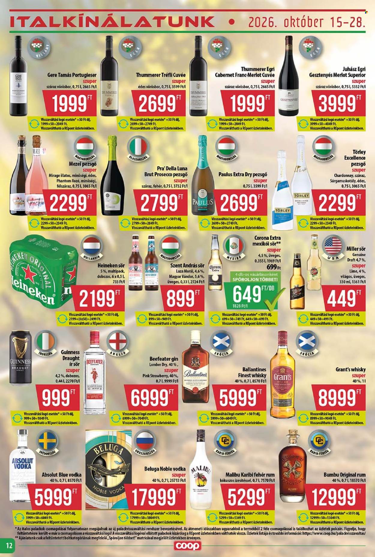 Coop akciós újság érvényes:  - 2026.10.15 - 2026.10.21. 12. oldal Oldal 12