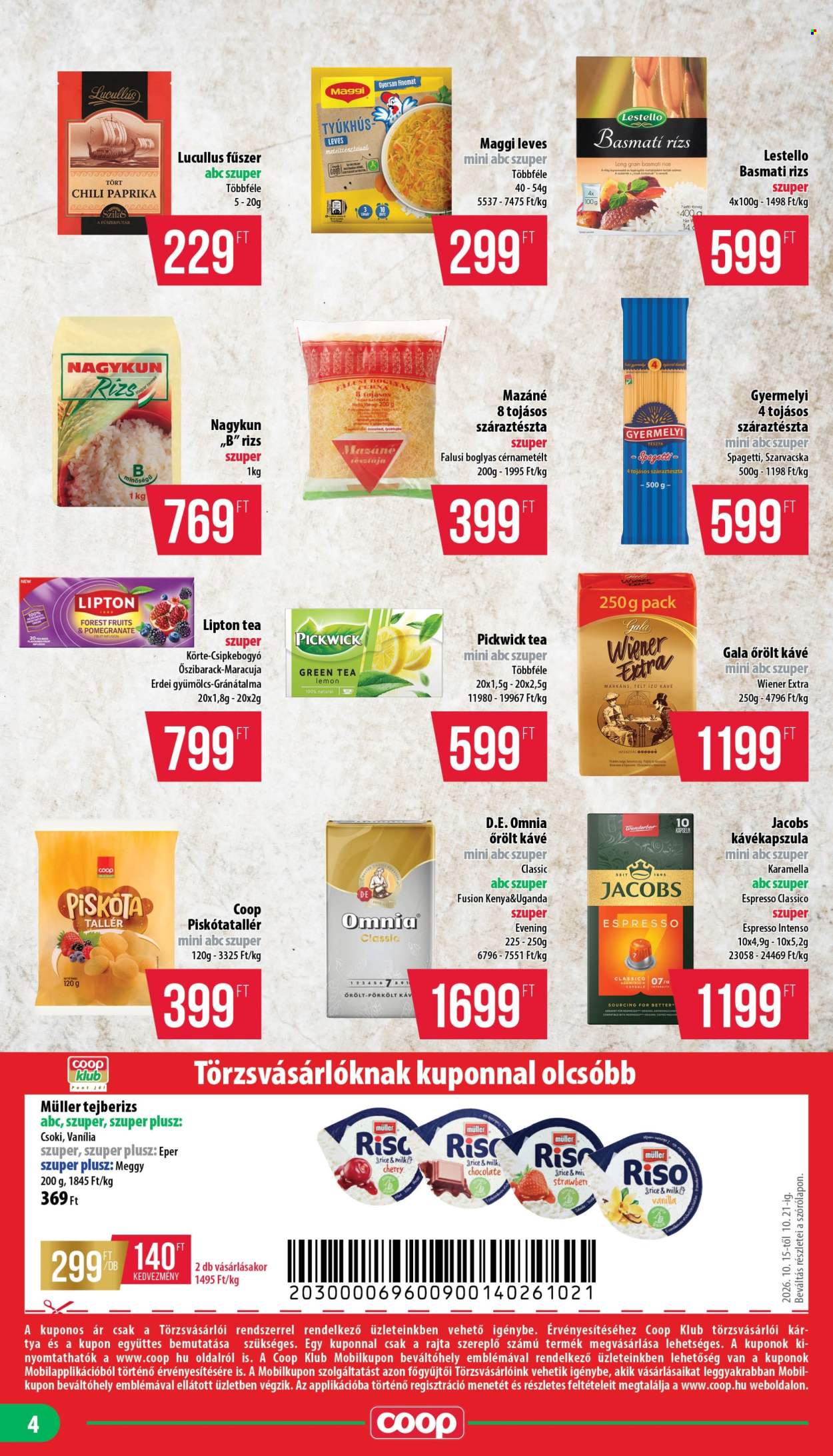 Coop akciós újság érvényes:  - 2026.10.15 - 2026.10.21. 4. oldal Oldal 4