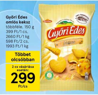 Győri Édes omlós keksz
