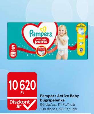 Pampers Active Baby bugyipelenka