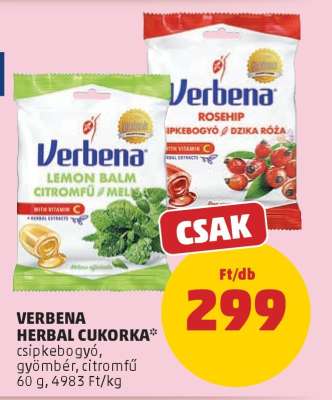 VERBENA HERBAL CUKORKA