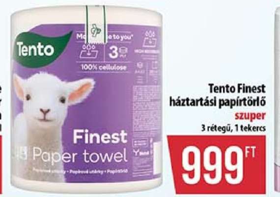 Tento Finest háztartási papírtörlő