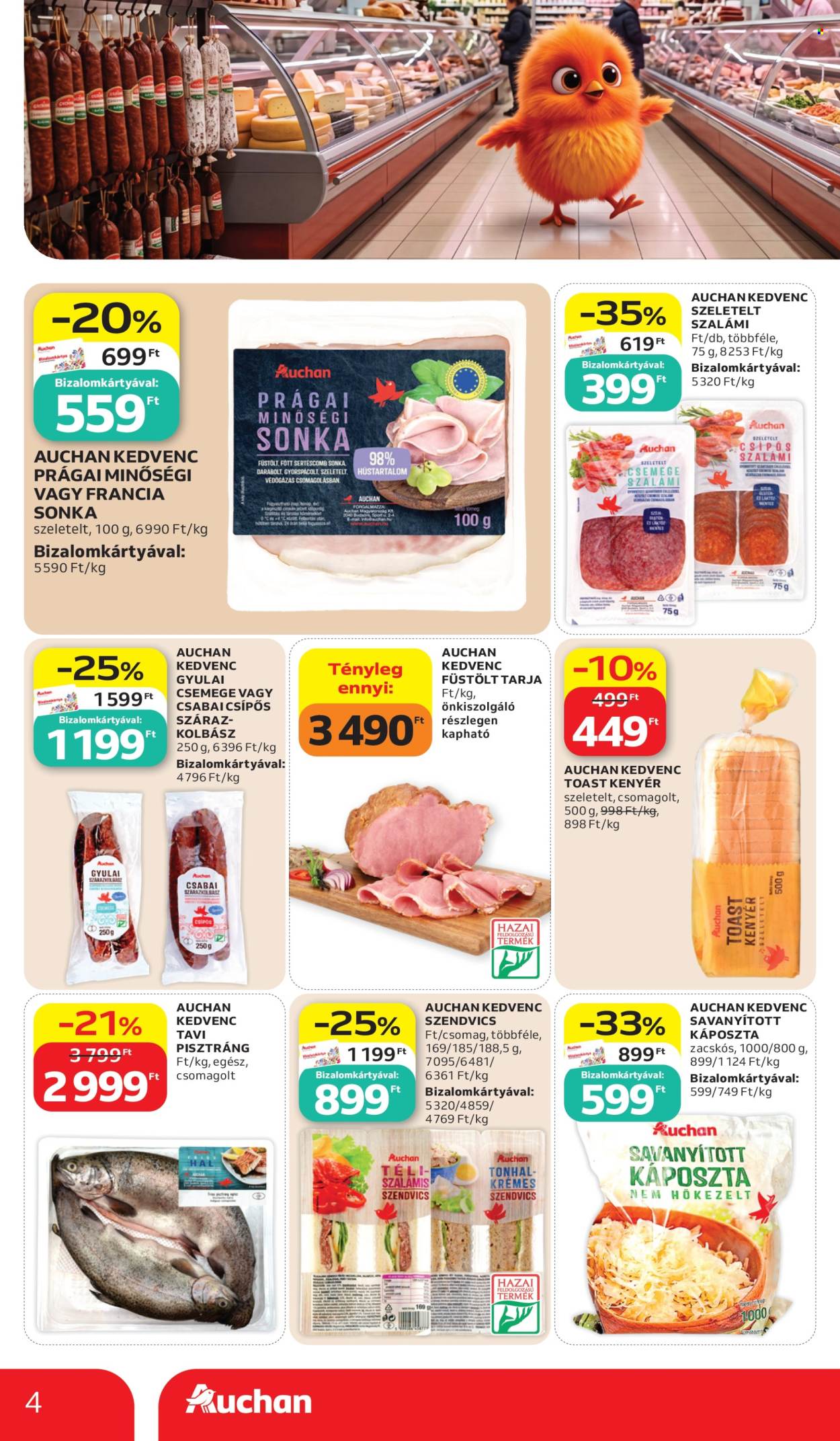 Auchan akciós újság érvényes:  - 2026.10.15 - 2026.10.28. 4. oldal Oldal 4