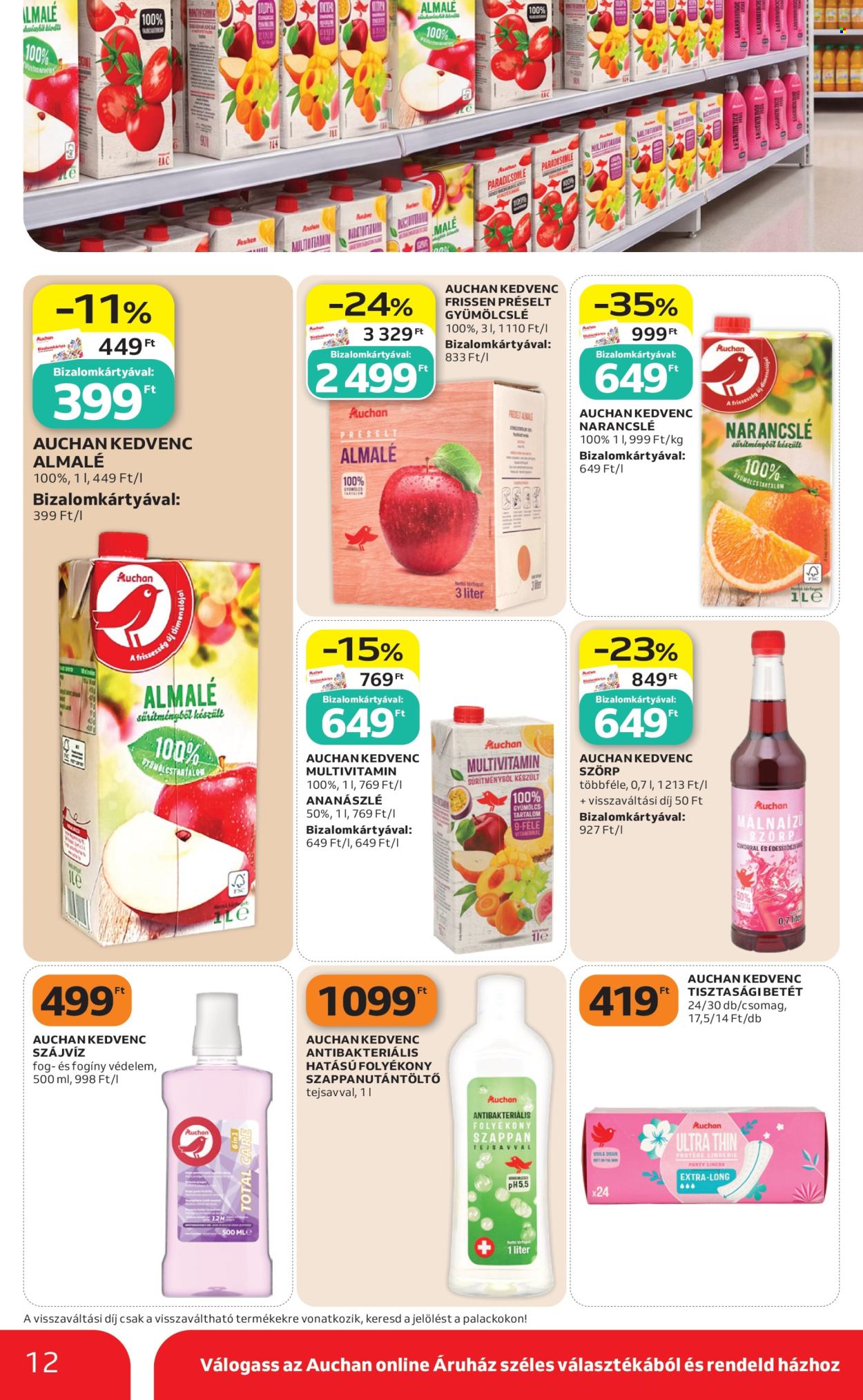 Auchan akciós újság érvényes:  - 2026.10.15 - 2026.10.21. 12. oldal Oldal 12