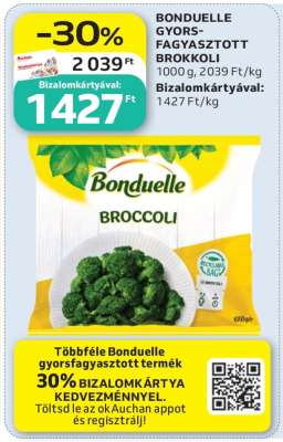 BONDUELLE GYORSFAGYASZTOTT BROKKOLI