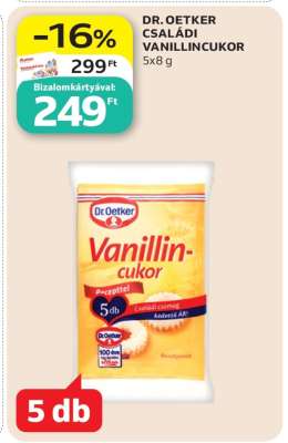 DR. OETKER CSALÁDI VANILLINCUKOR