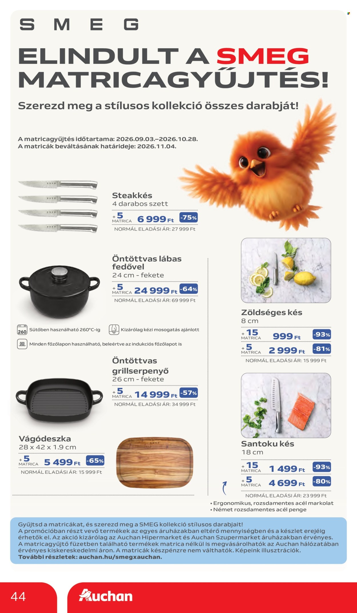 Auchan akciós újság érvényes:  - 2026.10.15 - 2026.10.21. 44. oldal Oldal 44
