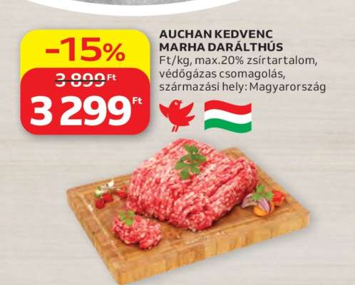 AUCHAN KEDVENC MARHA DARÁLTHÚS