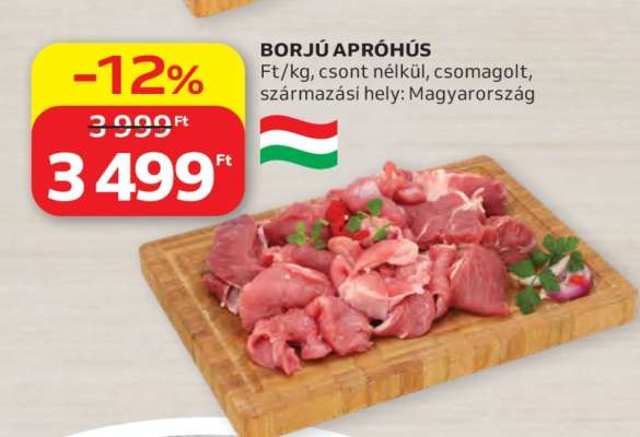 Borjú Apróhús