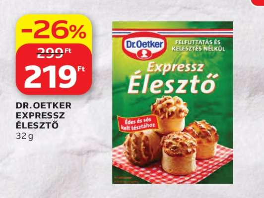 DR. OETKER EXPRESSZ ÉLESZTŐ