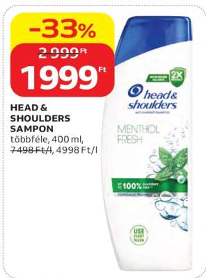 HEAD & SHOULDERS Sampon*