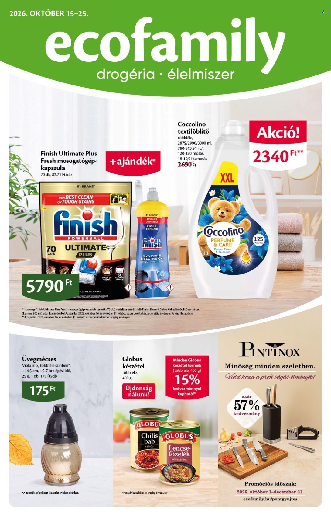 EcoFamily akciós újság érvényes:  - 2026.10.15 - 2026.10.25. 1. oldal Oldal 1