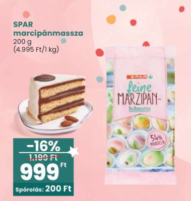 SPAR marcipánmassza
