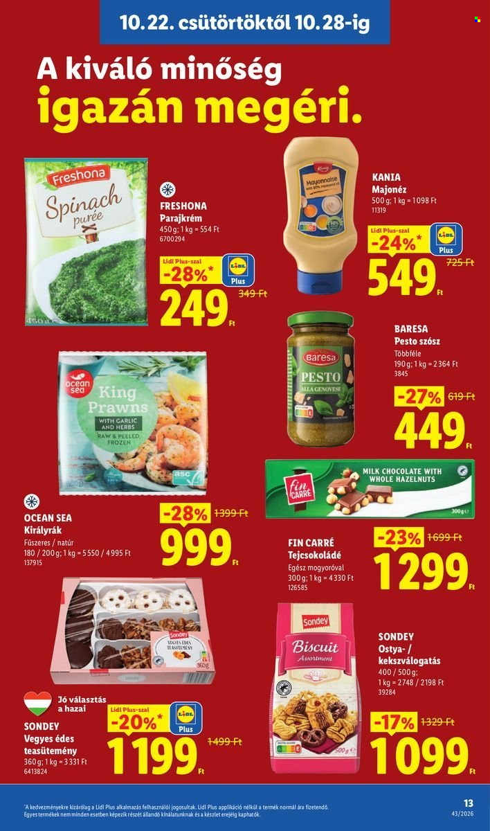 Lidl akciós újság érvényes:  - 2026.10.22 - 2026.10.28. 13. oldal Oldal 13