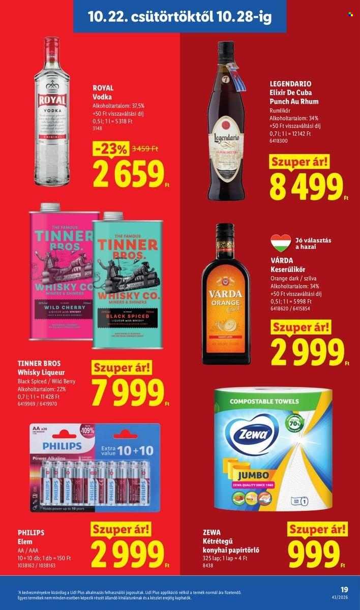 Lidl akciós újság érvényes:  - 2026.10.22 - 2026.10.28. 19. oldal Oldal 19