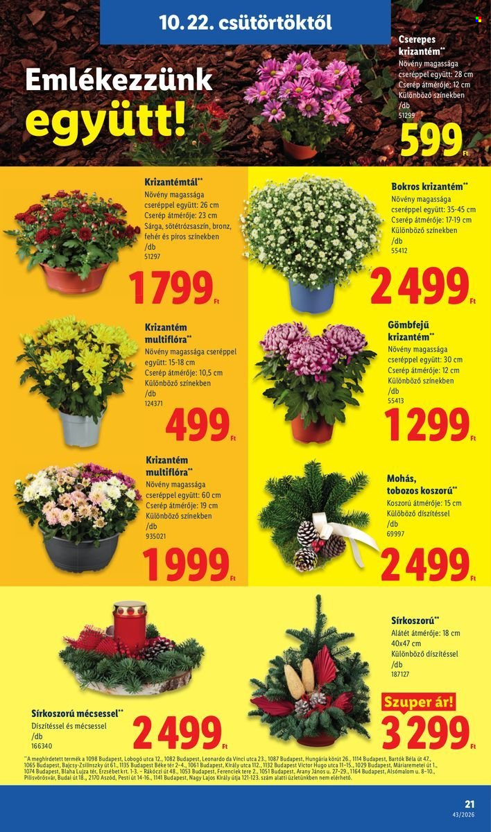 Lidl akciós újság érvényes:  - 2026.10.22 - 2026.10.28. 21. oldal Oldal 21