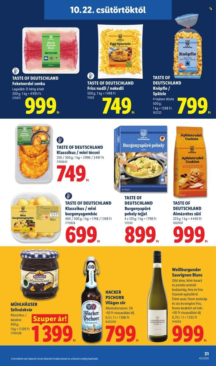 Lidl akciós újság érvényes:  - 2026.10.22 - 2026.10.28. 31. oldal Oldal 31