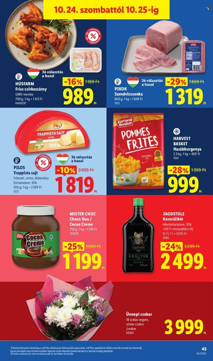 Lidl akciós újság érvényes:  - 2026.10.22 - 2026.10.28. 45. oldal Oldal 45