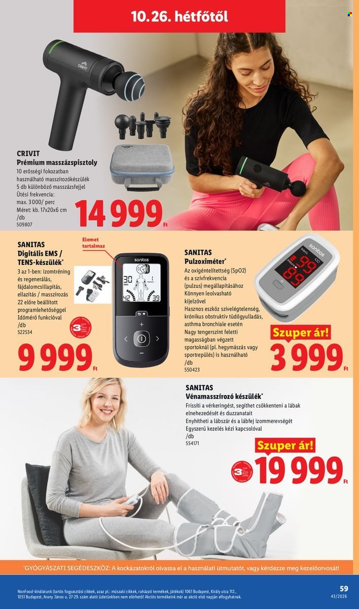 Lidl akciós újság érvényes:  - 2026.10.22 - 2026.10.28. 59. oldal Oldal 59