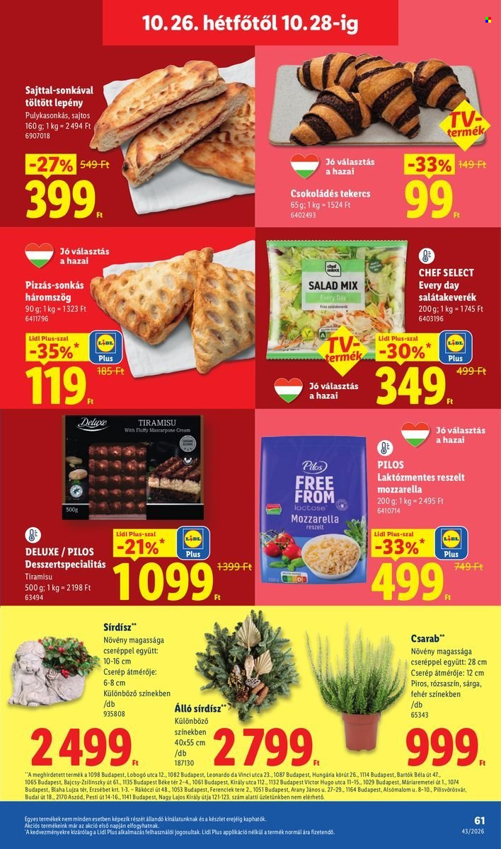 Lidl akciós újság érvényes:  - 2026.10.22 - 2026.10.28. 61. oldal Oldal 61