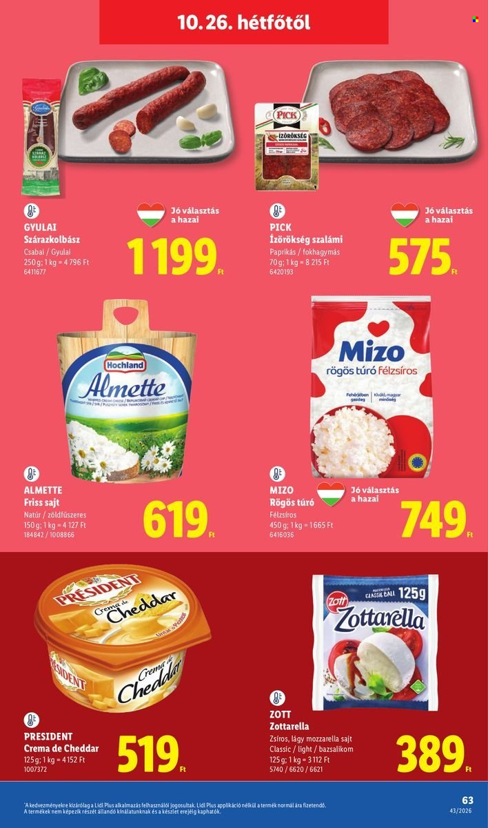 Lidl akciós újság érvényes:  - 2026.10.22 - 2026.10.28. 63. oldal Oldal 63