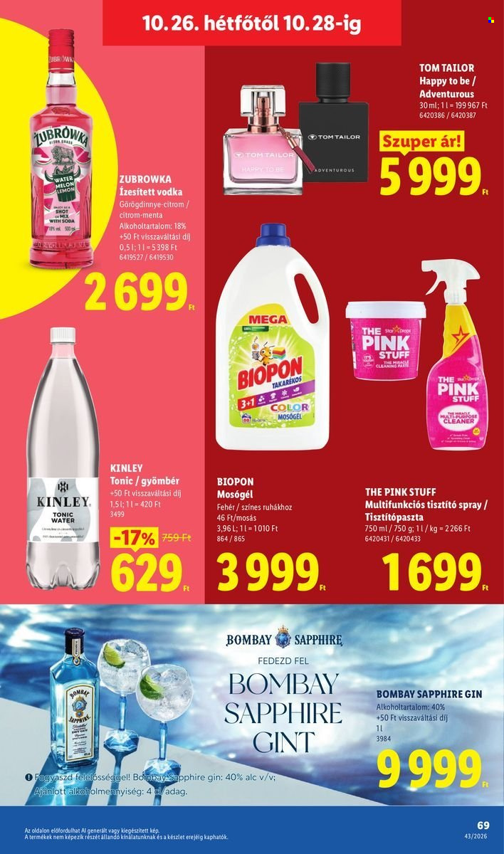 Lidl akciós újság érvényes:  - 2026.10.22 - 2026.10.28. 69. oldal Oldal 69
