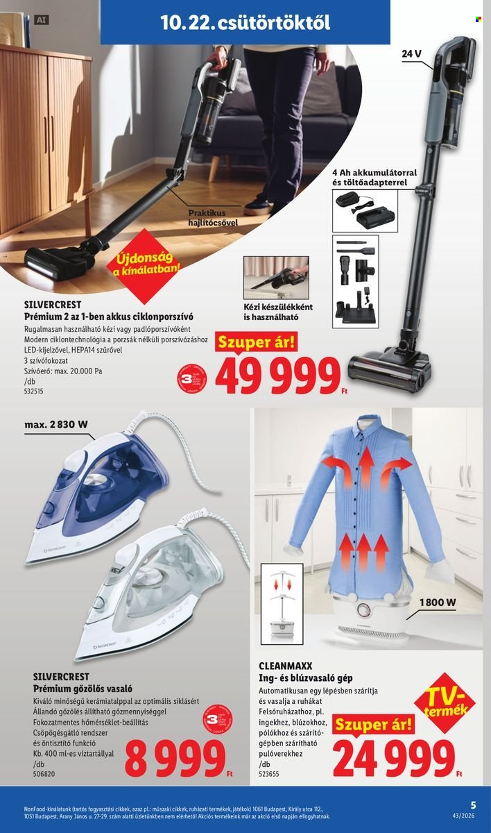 Lidl akciós újság érvényes:  - 2026.10.22 - 2026.10.28. 5. oldal Oldal 5