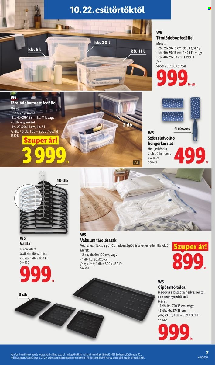 Lidl akciós újság érvényes:  - 2026.10.22 - 2026.10.28. 7. oldal Oldal 7