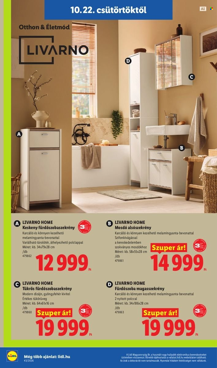 Lidl akciós újság érvényes:  - 2026.10.22 - 2026.10.28. 8. oldal Oldal 8